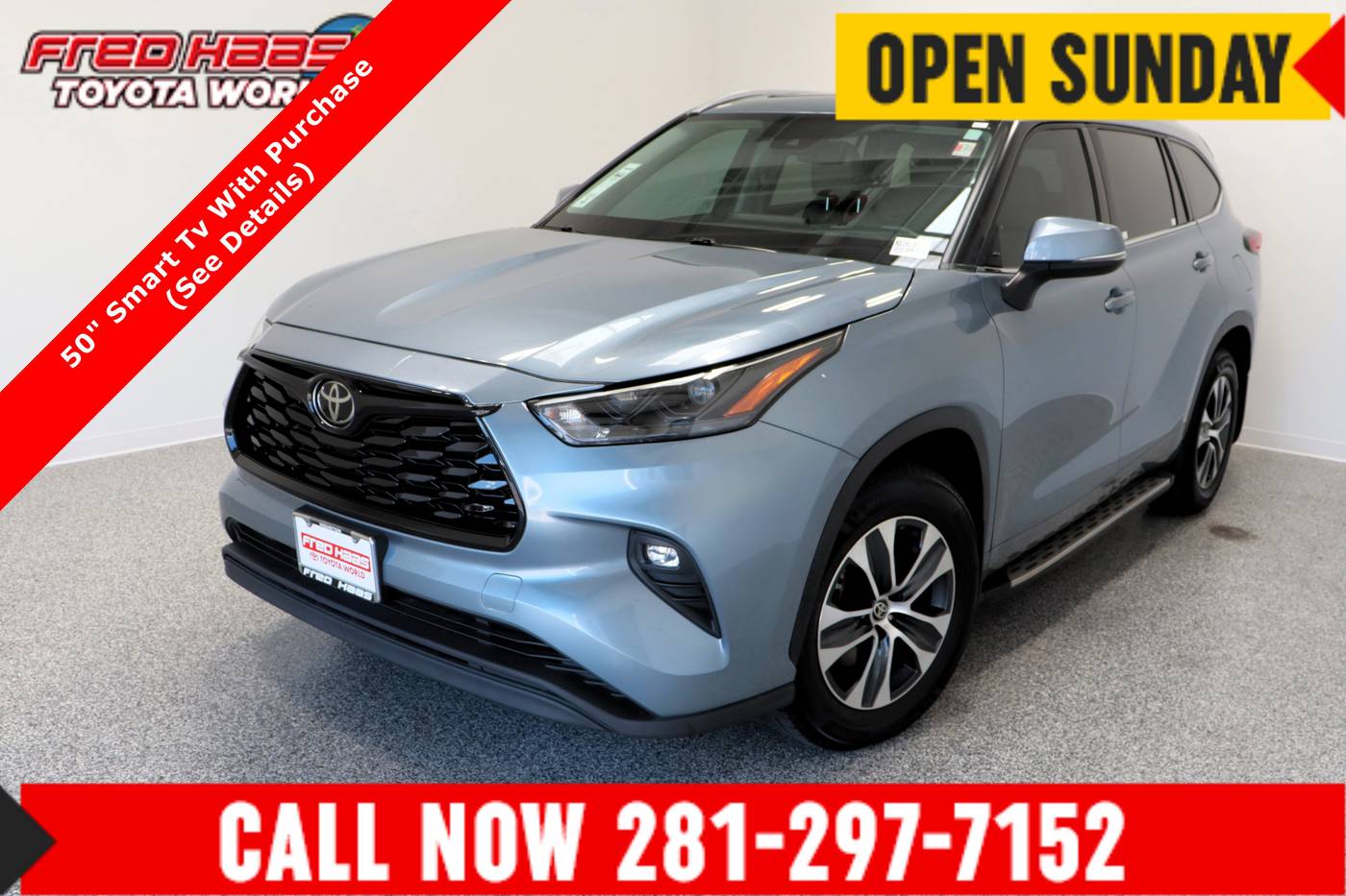 2022 Toyota Highlander XLE — SUV — 77,566 mi — Spring, TX