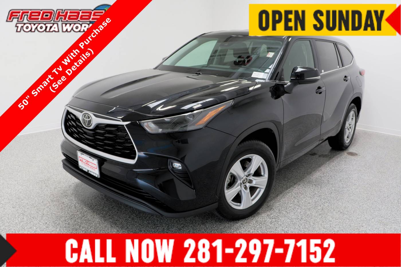 2023 Toyota Highlander LE — SUV — 28,561 mi — Spring, TX