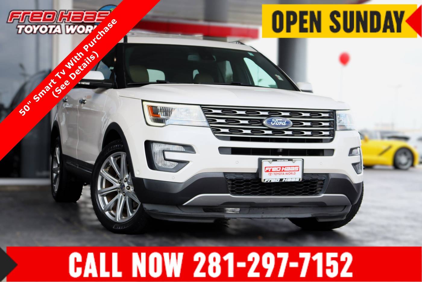 2017 Ford Explorer Limited — SUV — 60,410 mi — Spring, TX