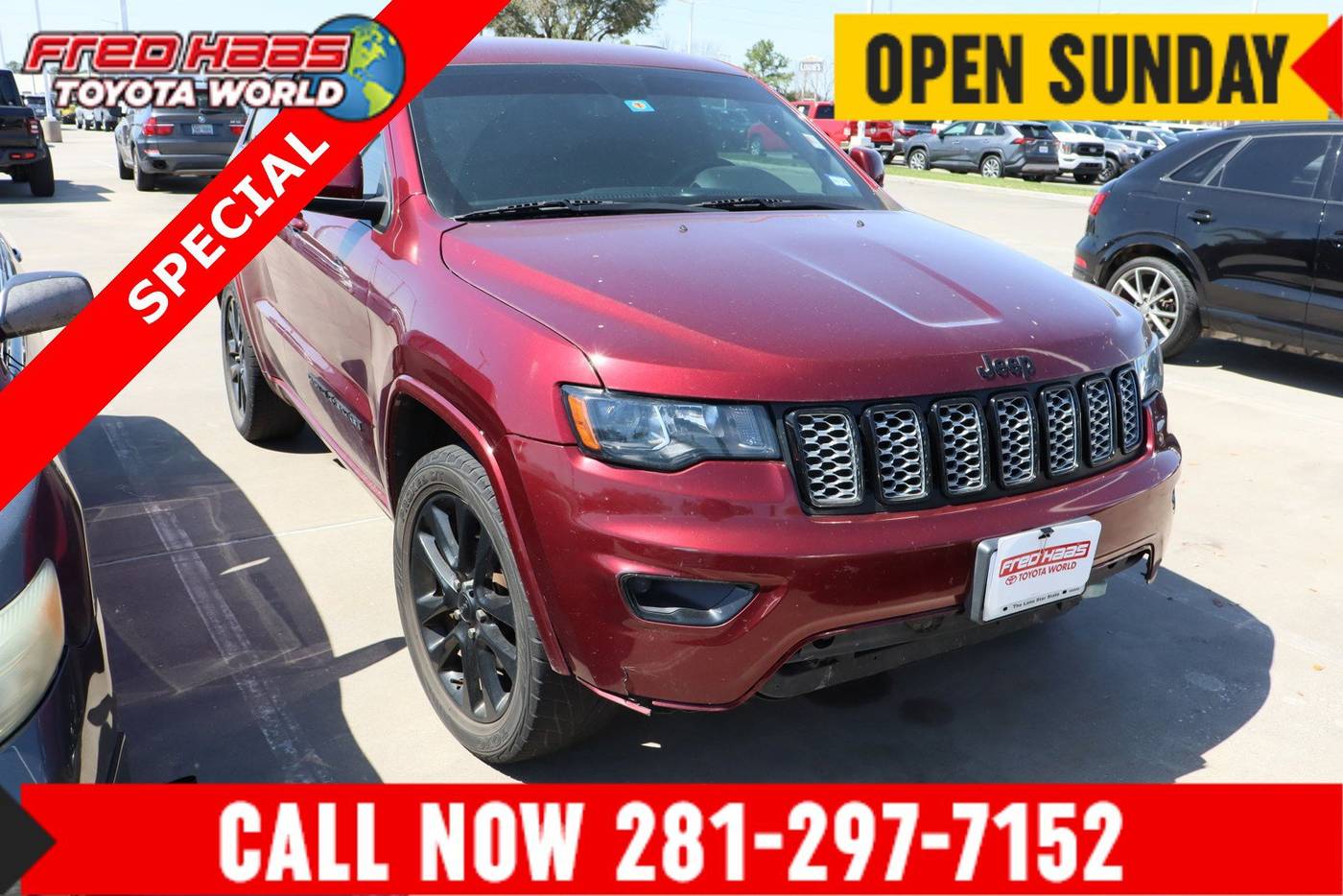 2019 Jeep Grand Cherokee Altitude — SUV — 95,881 mi — Spring, TX