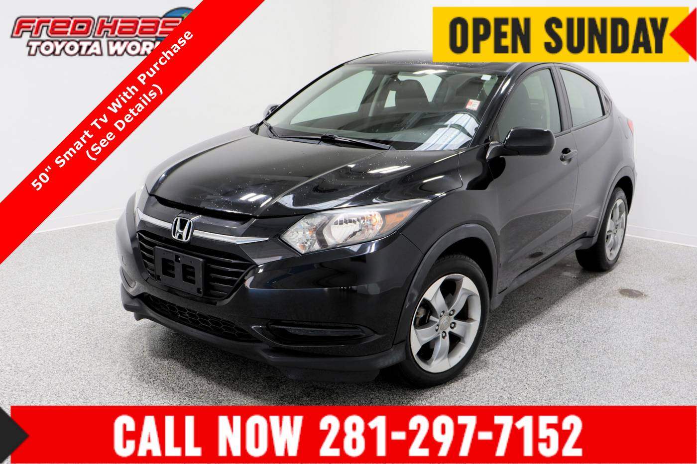 2017 Honda HR-V LX — SUV — 67,600 mi — Spring, TX