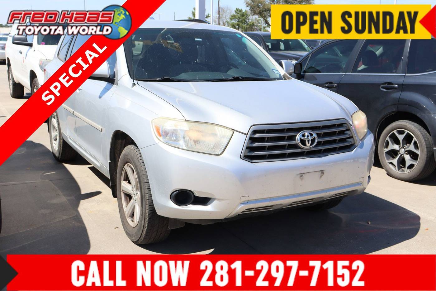 2008 Toyota Highlander Base — SUV — 159,925 mi — Spring, TX