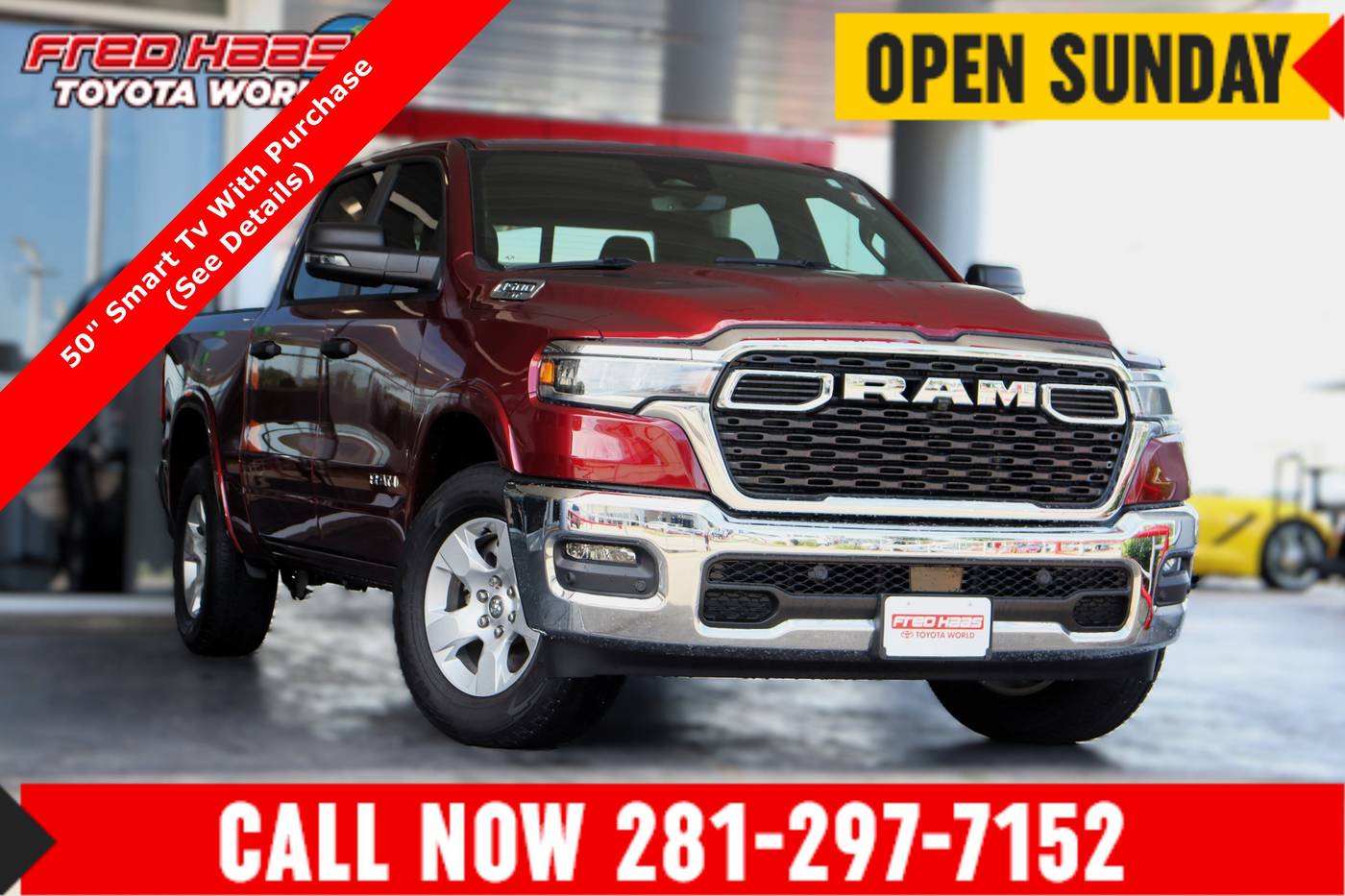 2025 Ram 1500 Lone Star — Pickup Truck — 4,104 mi — Spring, TX