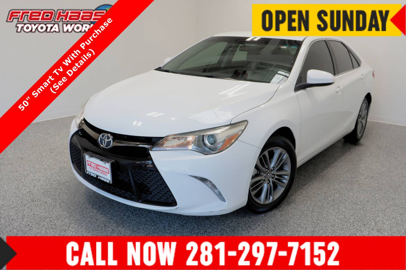 2017 Toyota Camry XLE — Sedan — 134,978 mi — Spring, TX
