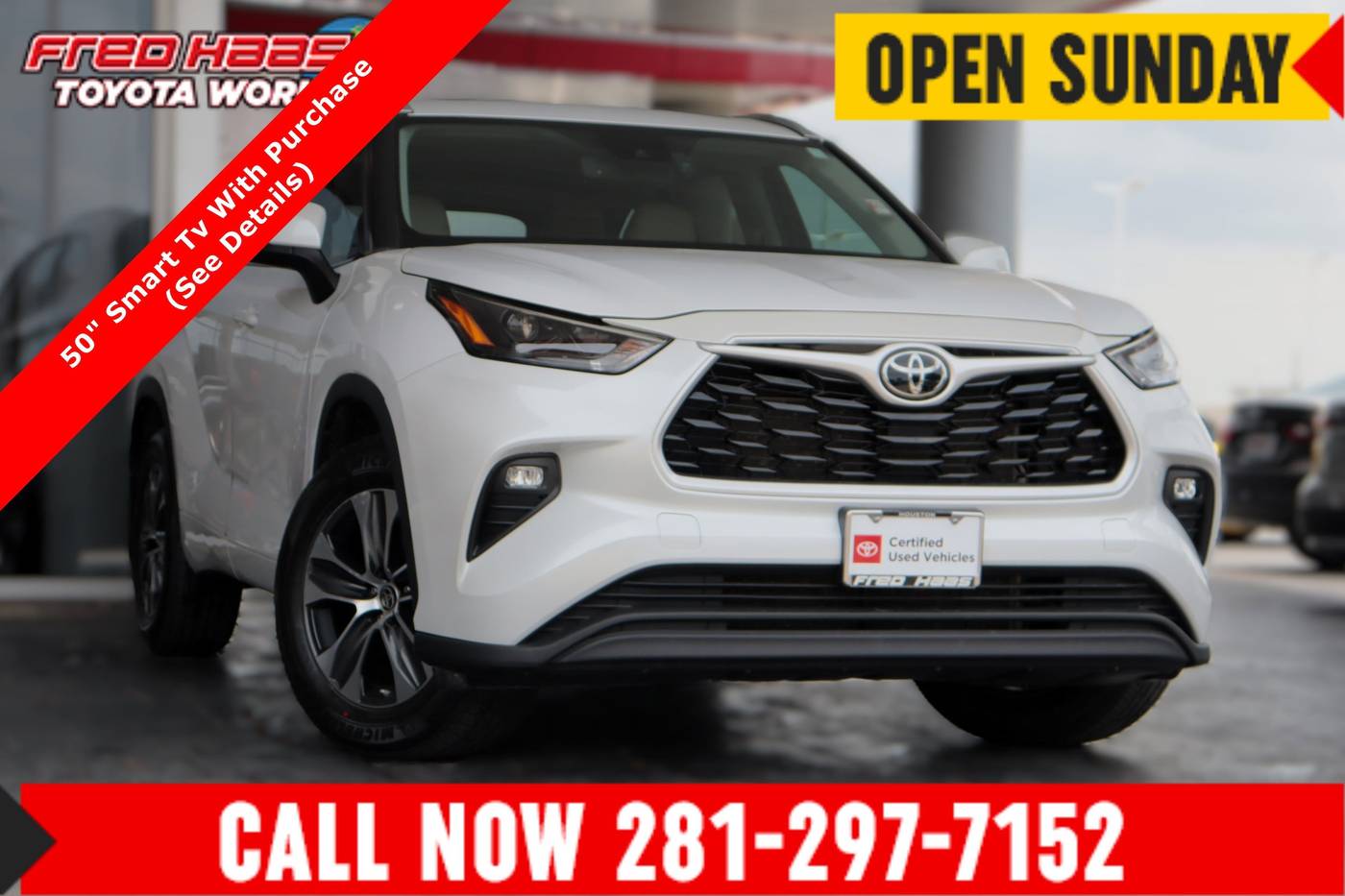 2023 Toyota Highlander XLE — SUV — 47,311 mi — Spring, TX