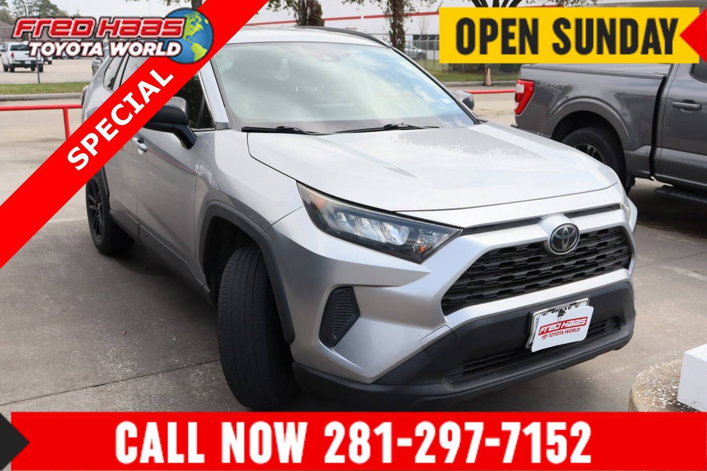 2019 Toyota RAV4 LE — SUV — 93,233 mi — Spring, TX