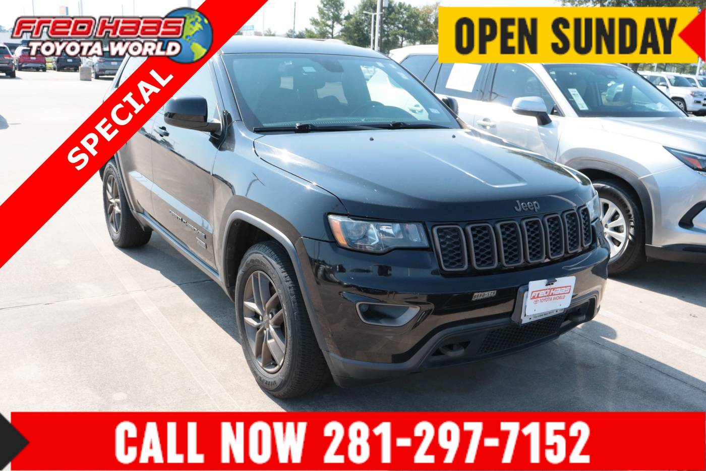 2017 Jeep Grand Cherokee 75th Anniversary — SUV — 113,778 mi — Spring, TX
