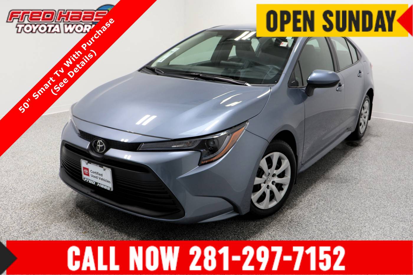 2025 Toyota Corolla LE — Sedan — 5 mi — Spring, TX