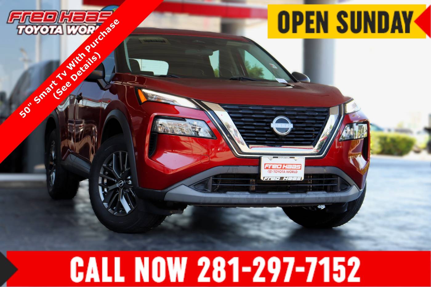 2022 Nissan Rogue S — SUV — 61,212 mi — Spring, TX