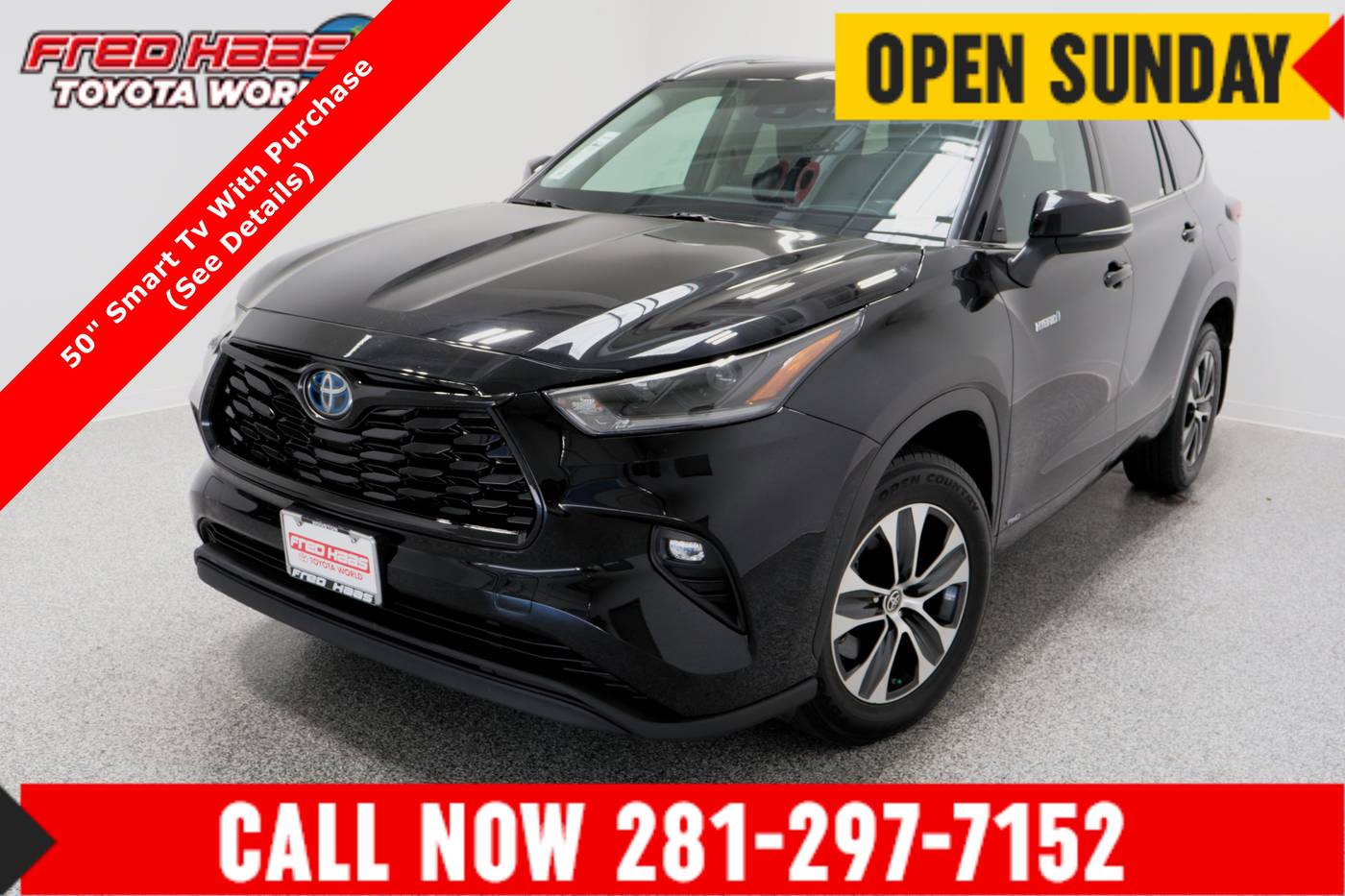 2021 Toyota Highlander Hybrid XLE — SUV — 87,991 mi — Spring, TX