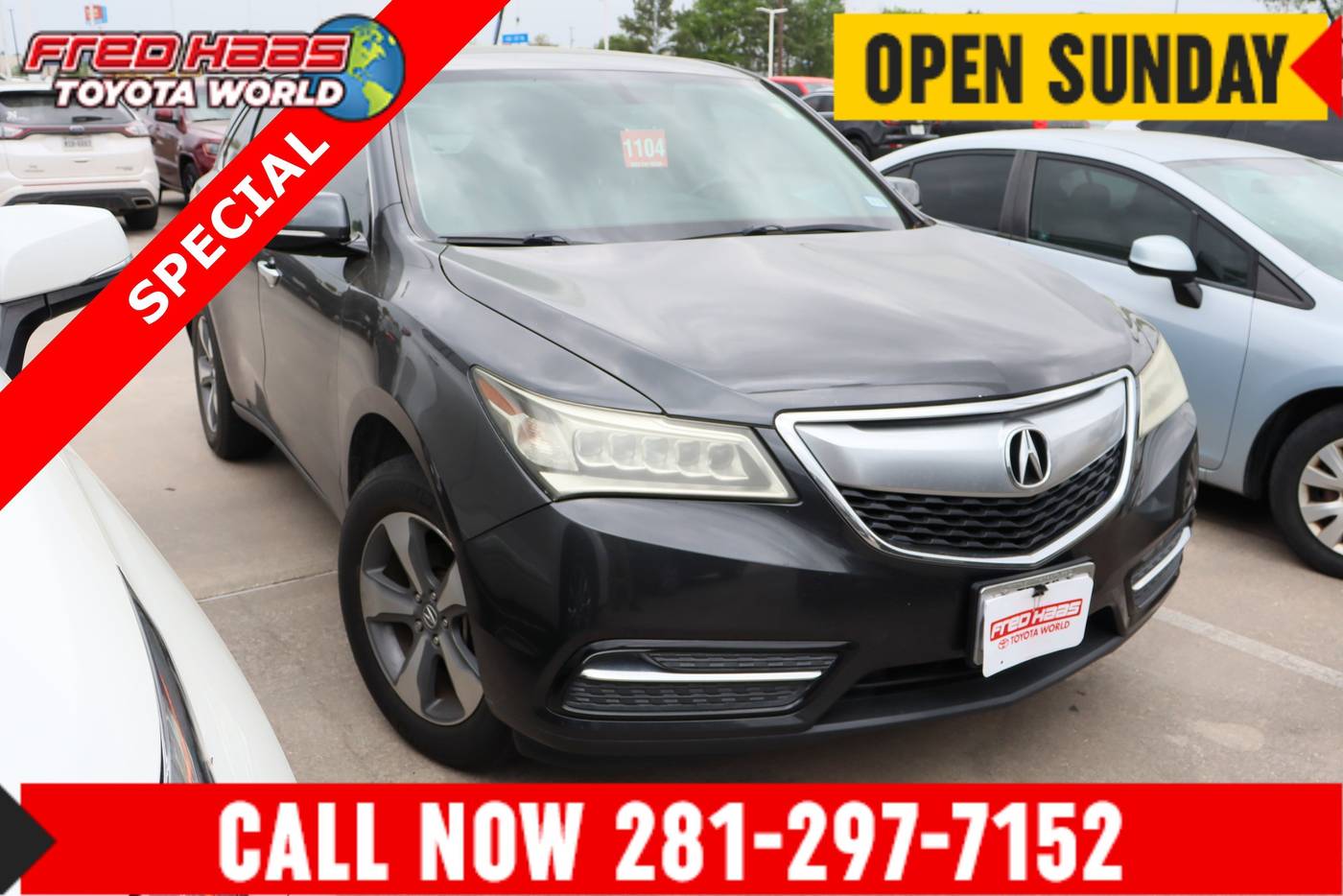 2016 Acura MDX Standard — SUV — 95,449 mi — Spring, TX