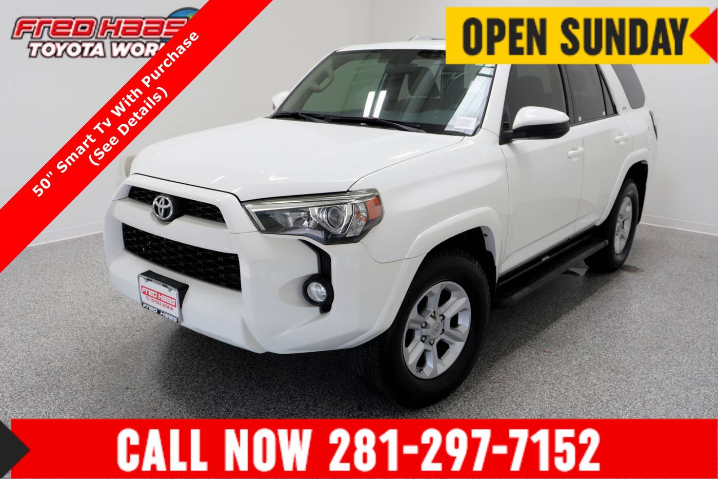2017 Toyota 4Runner SR5 — SUV — 65,681 mi — Spring, TX