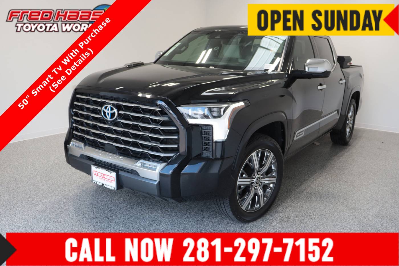 2023 Toyota Tundra Hybrid Capstone — Pickup Truck — 72,635 mi — Spring, TX