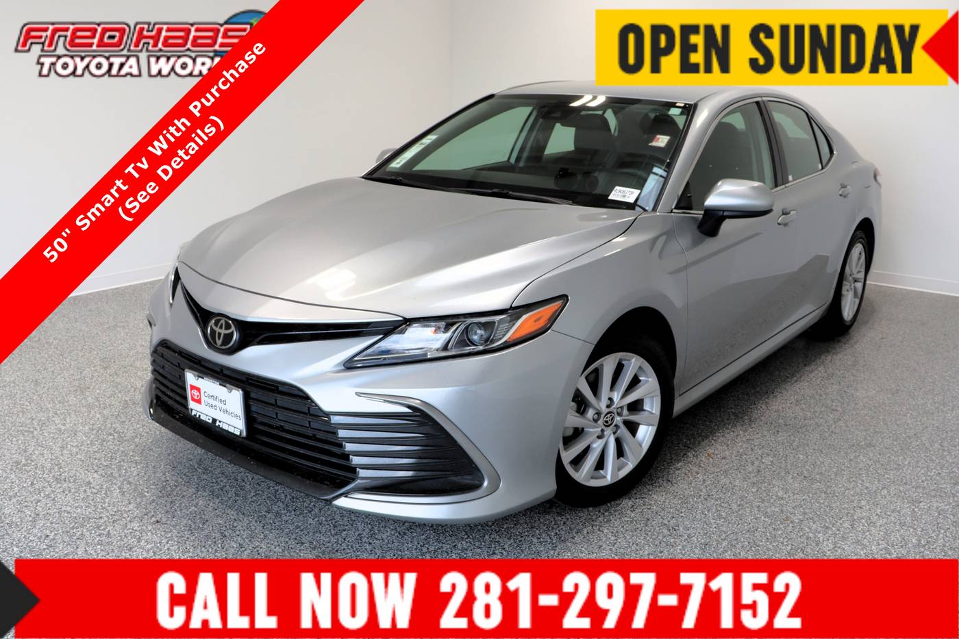 2024 Toyota Camry LE — Sedan — 35,555 mi — Spring, TX