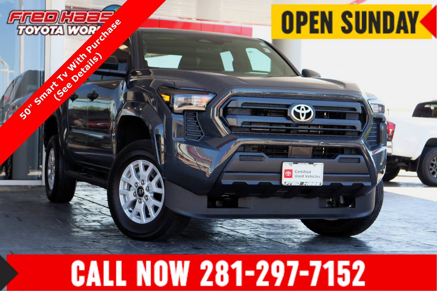 2025 Toyota Tacoma SR — Pickup Truck — 837 mi — Spring, TX