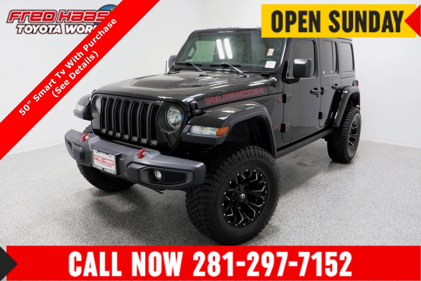 2018 Jeep Wrangler Rubicon — SUV — 110,384 mi — Spring, TX