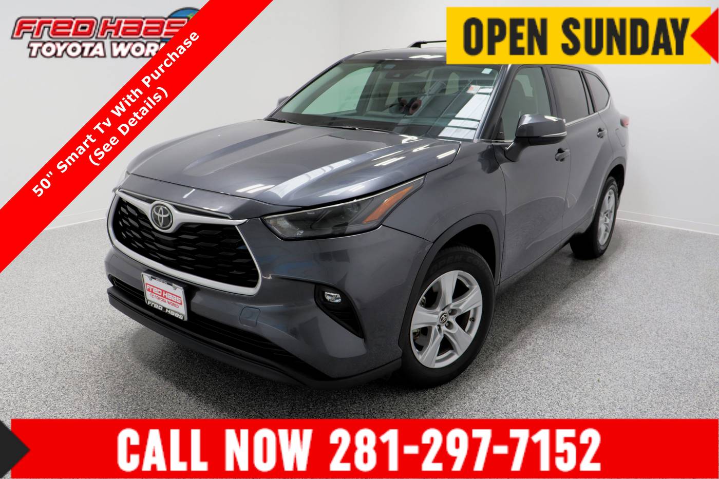 2023 Toyota Highlander LE — SUV — 35,217 mi — Spring, TX
