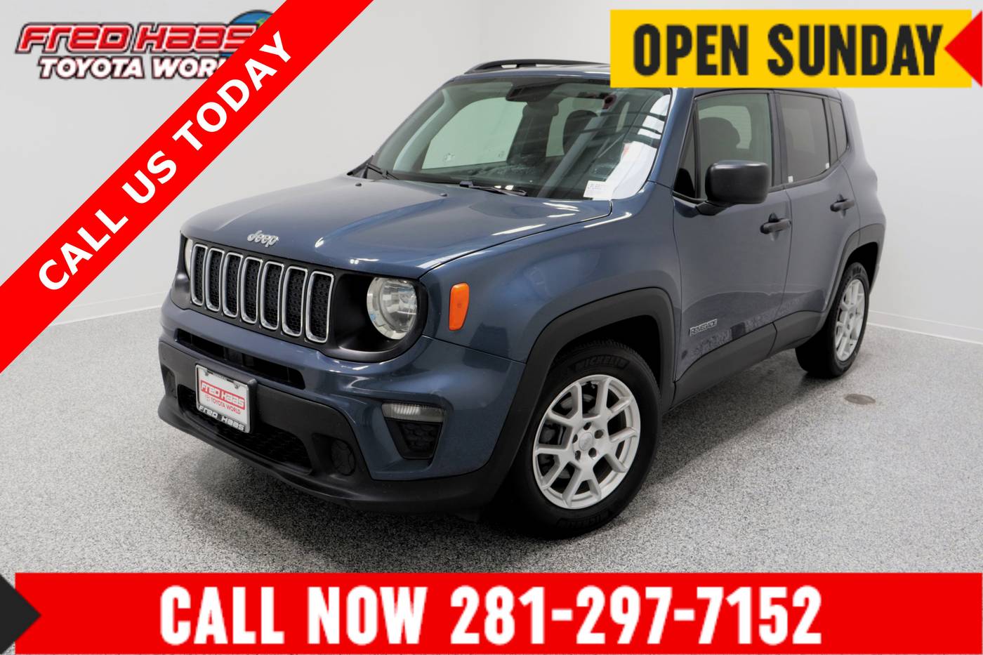 2020 Jeep Renegade Sport — SUV — 97,542 mi — Spring, TX