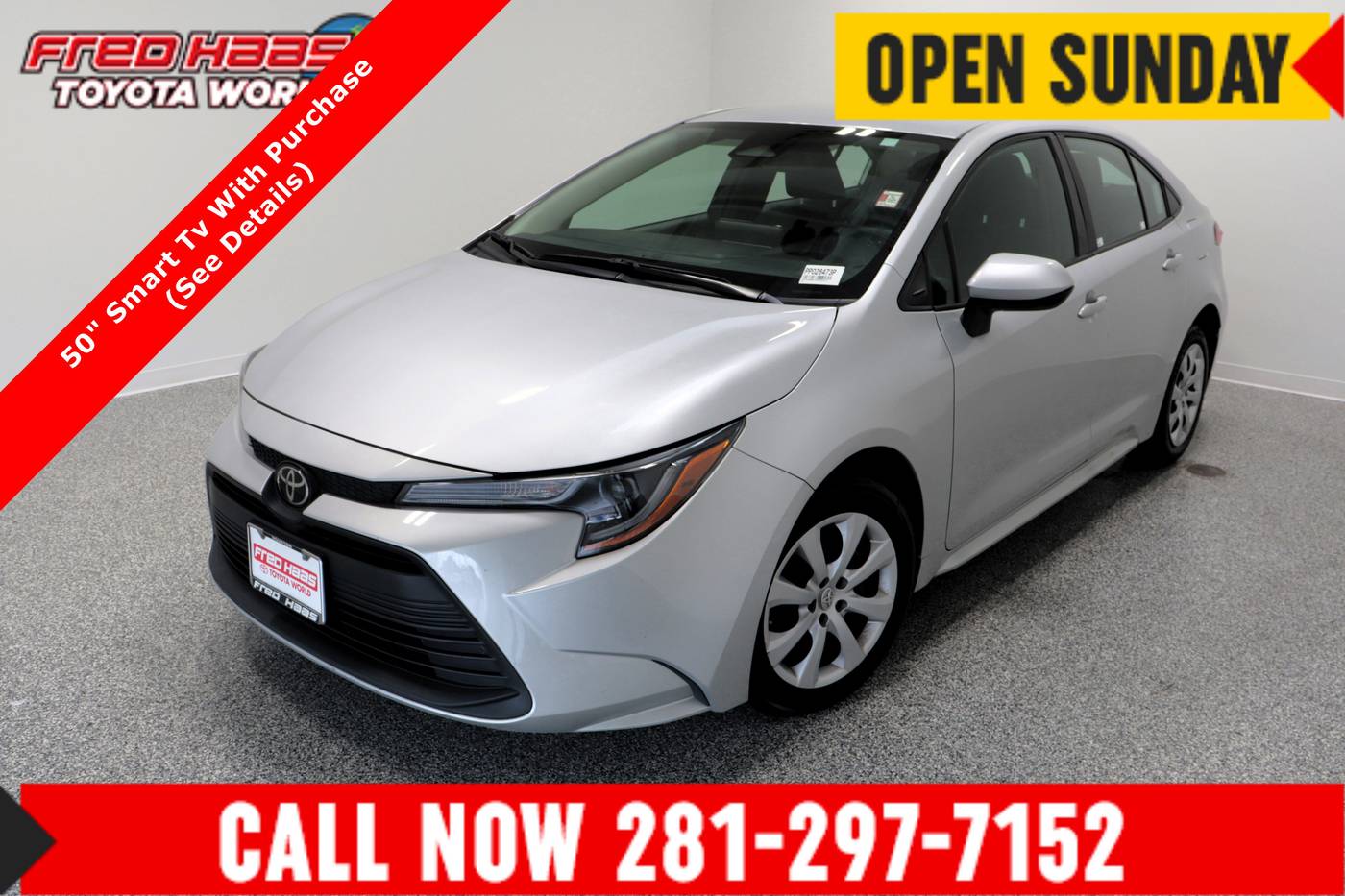 2023 Toyota Corolla LE — Sedan — 51,676 mi — Spring, TX