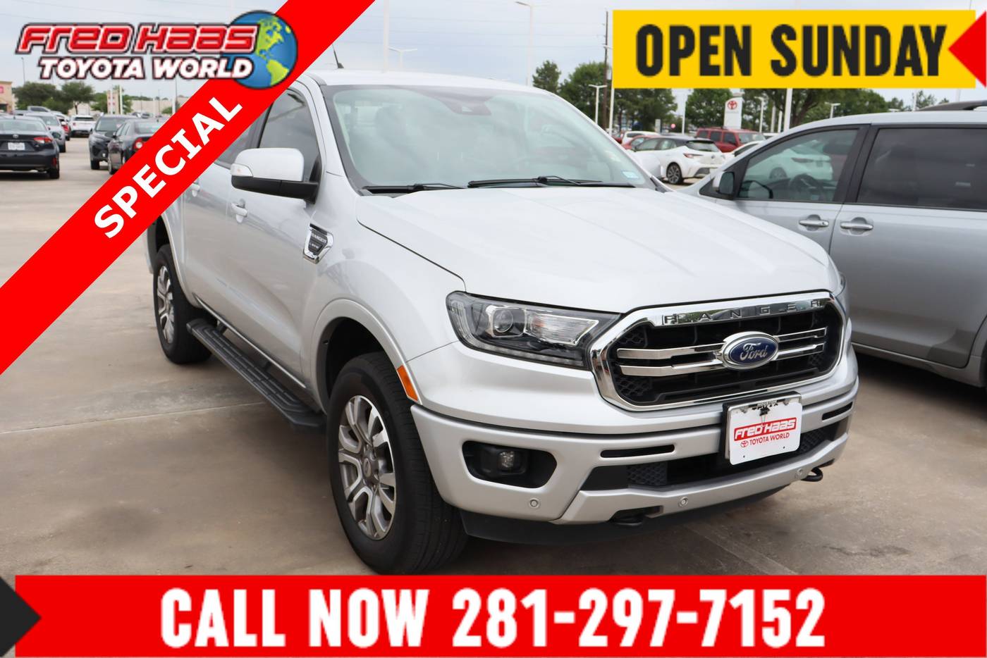 2019 Ford Ranger Lariat — Pickup Truck — 59,867 mi — Spring, TX