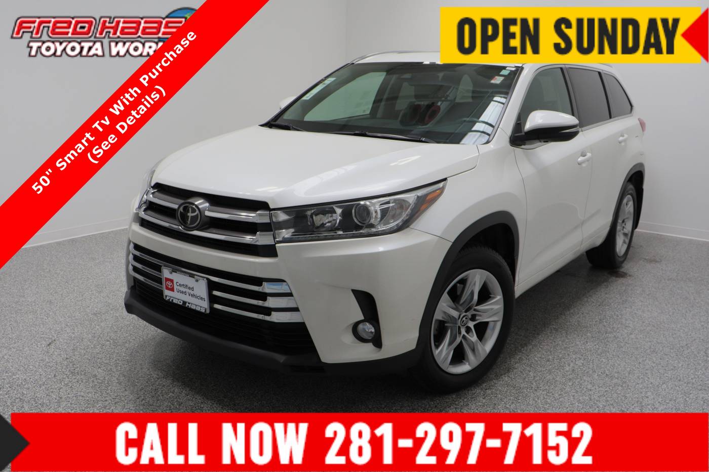 2018 Toyota Highlander Limited — SUV — 78,930 mi — Spring, TX
