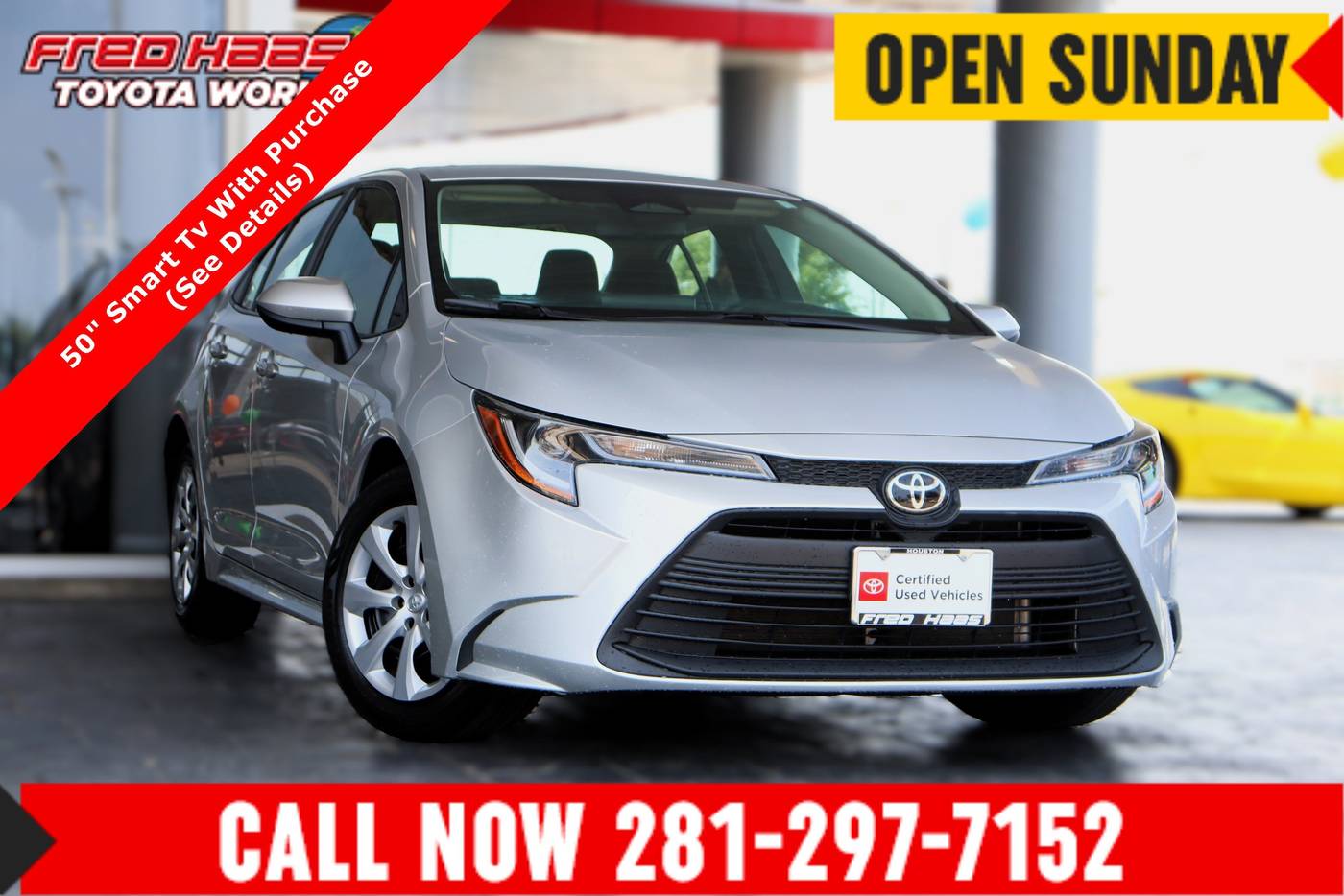 2023 Toyota Corolla LE — Sedan — 37,462 mi — Spring, TX