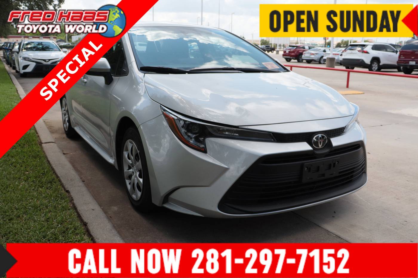 2025 Toyota Corolla LE — Sedan — 11,849 mi — Spring, TX