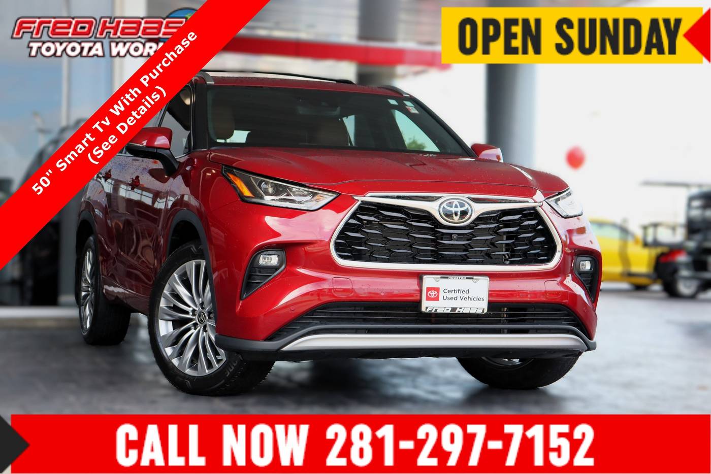 2023 Toyota Highlander Platinum — SUV — 17,866 mi — Spring, TX
