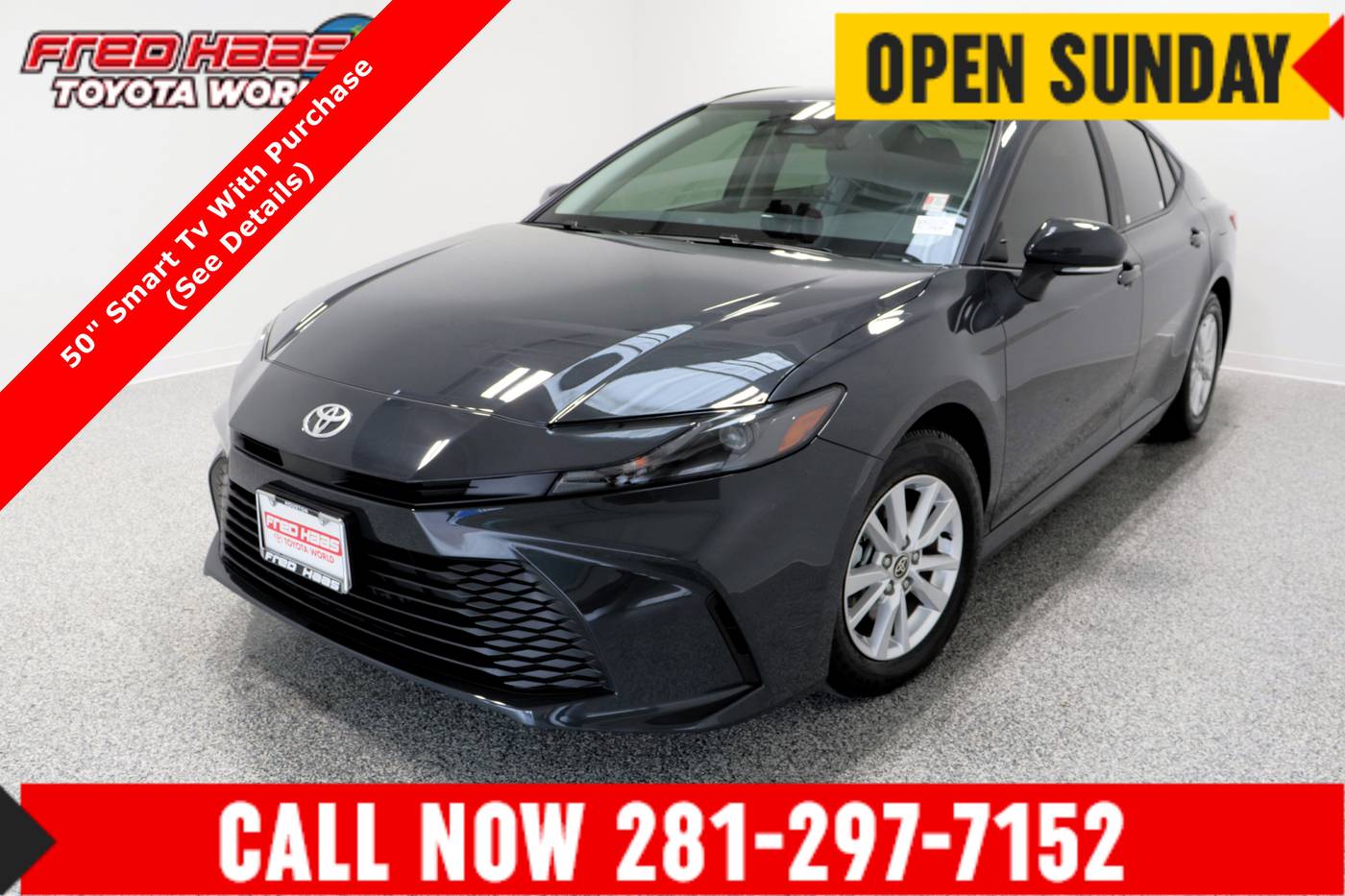 2025 Toyota Camry Hybrid LE — Sedan — 3,817 mi — Spring, TX