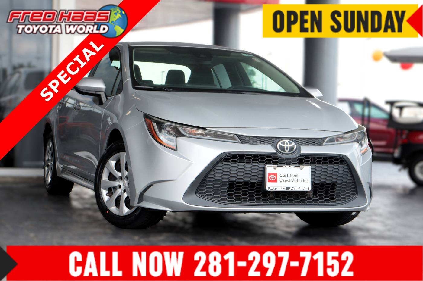 2022 Toyota Corolla LE — Sedan — 49,089 mi — Spring, TX