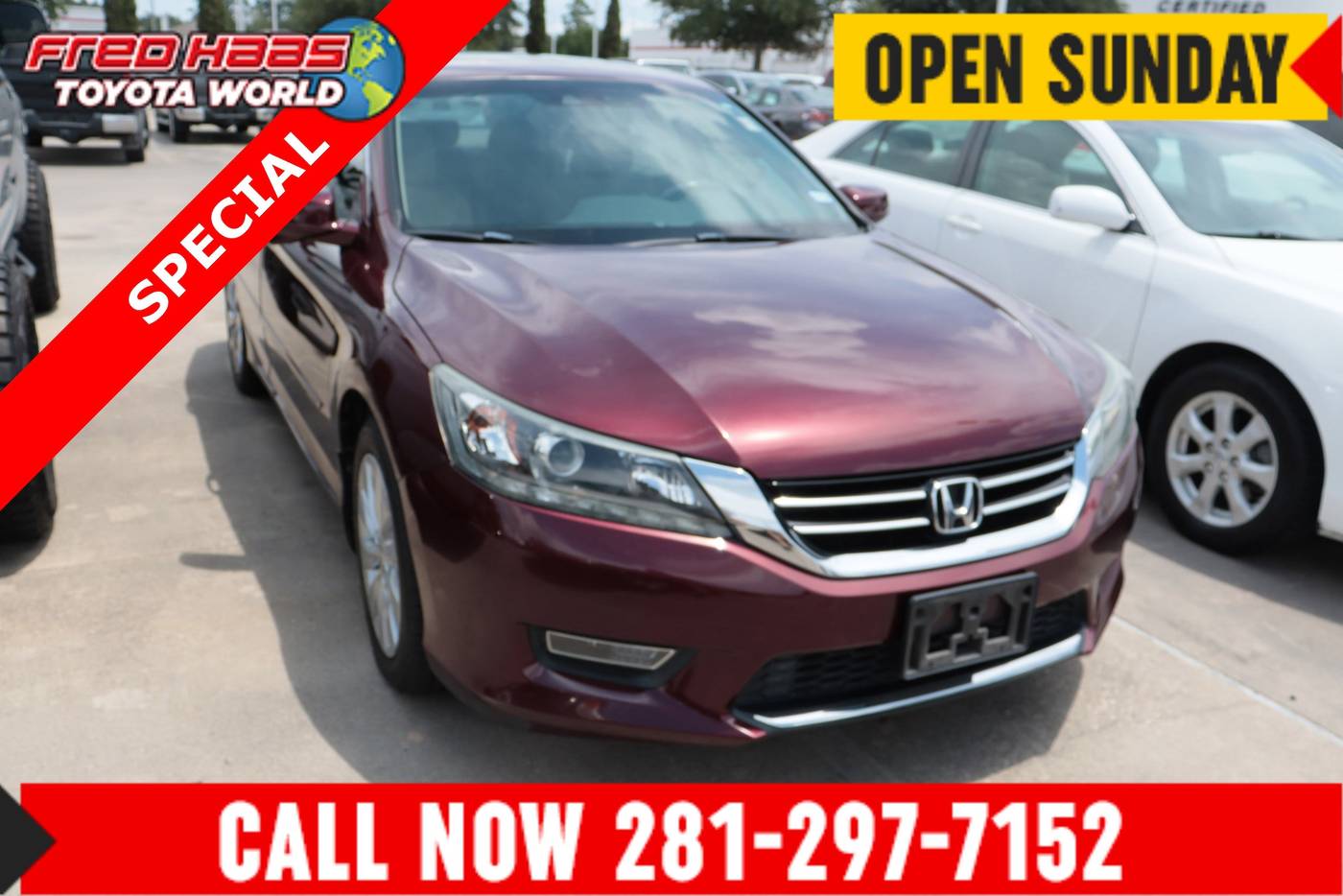2013 Honda Accord EX-L V6 — Sedan — 98,040 mi — Spring, TX