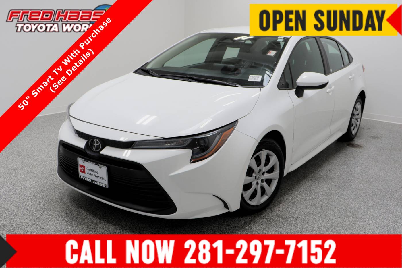 2023 Toyota Corolla LE — Sedan — 55,326 mi — Spring, TX