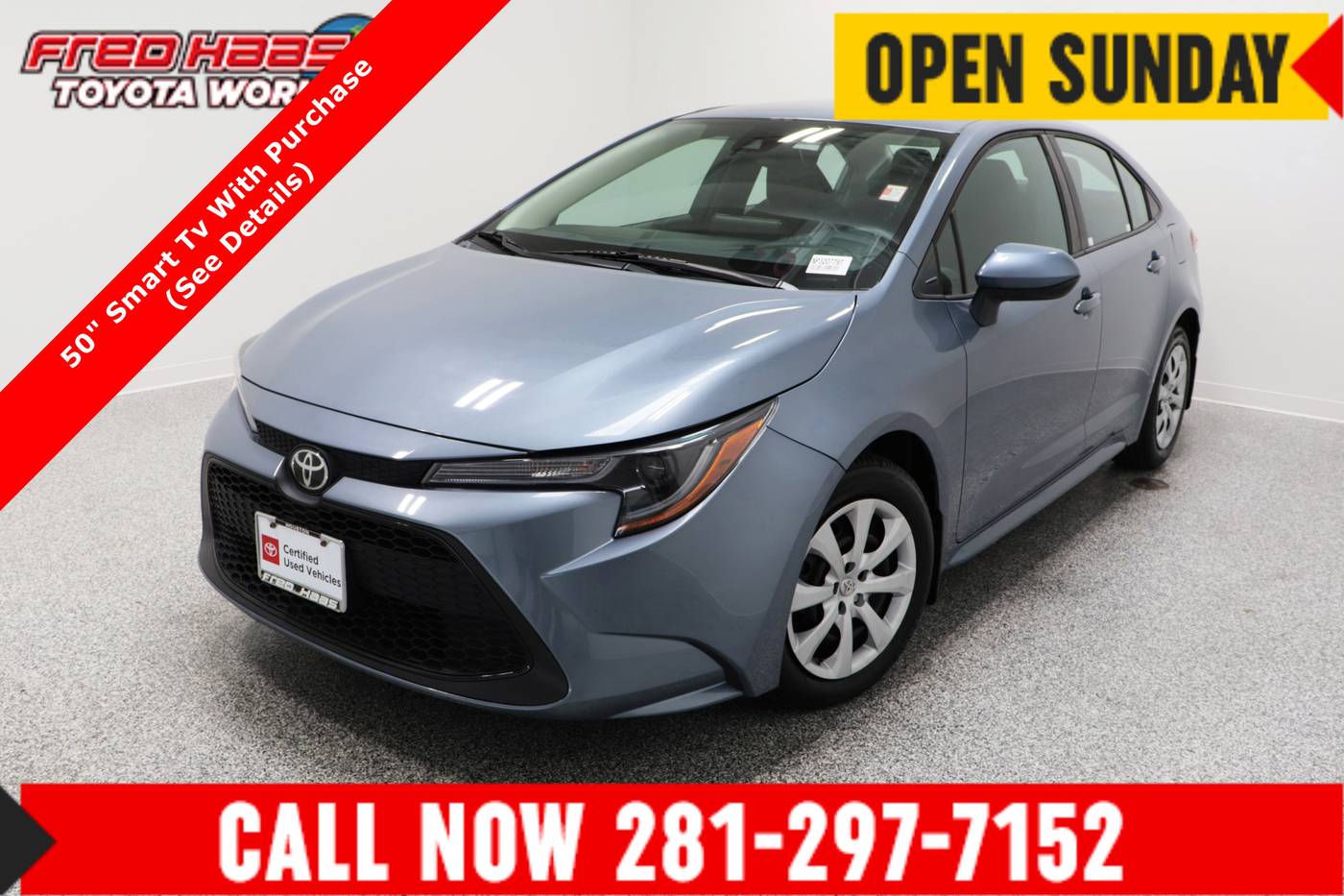 2022 Toyota Corolla LE — Sedan — 10,863 mi — Spring, TX