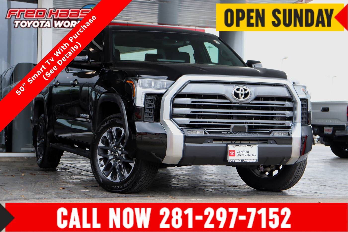2025 Toyota Tundra Limited — Pickup Truck — 5,855 mi — Spring, TX