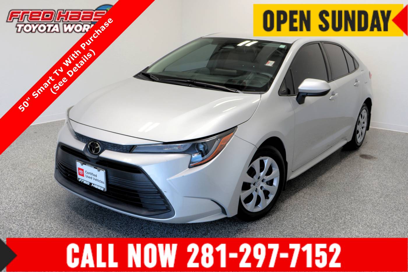 2023 Toyota Corolla LE — Sedan — 20,542 mi — Spring, TX