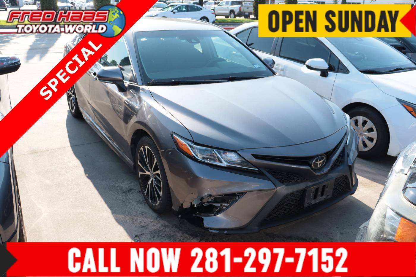 2018 Toyota Camry SE — Sedan — 81,196 mi — Spring, TX