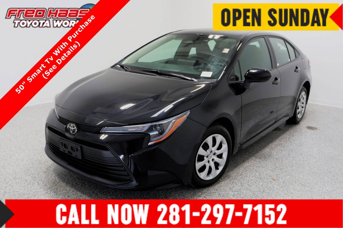 2025 Toyota Corolla LE — Sedan — 6,823 mi — Spring, TX