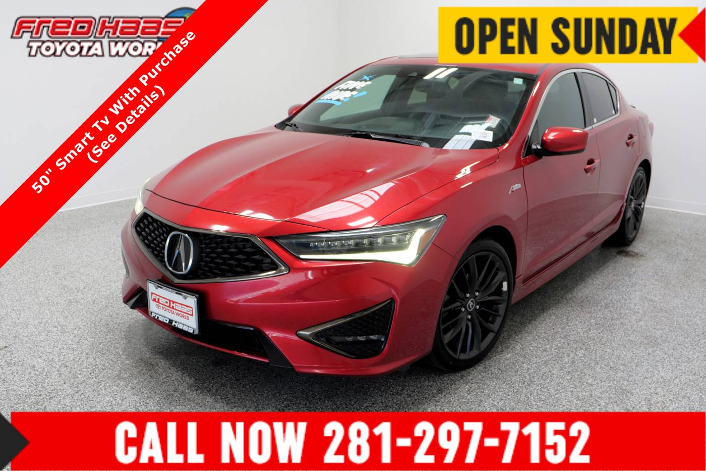 2021 Acura ILX w/Technology/A-SPEC Package — Sedan — 65,970 mi — Spring, TX