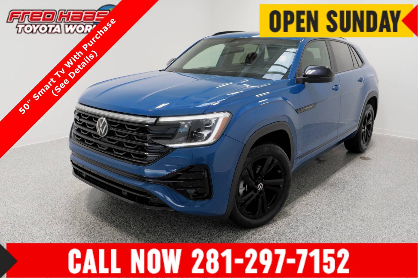2025 Volkswagen Atlas Cross Sport SEL R-Line Black — SUV — 18,817 mi — Spring, TX
