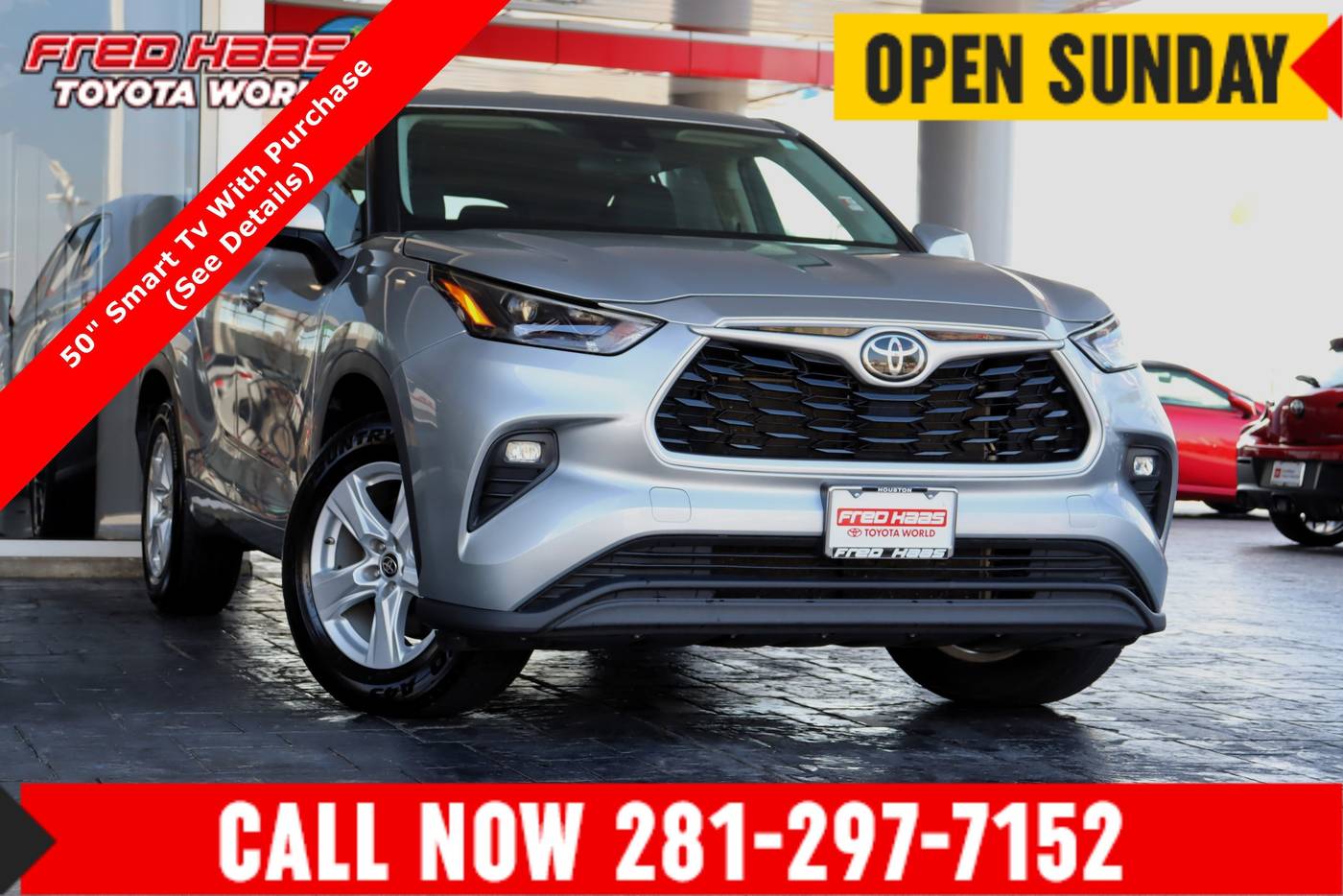 2023 Toyota Highlander LE — SUV — 71,814 mi — Spring, TX