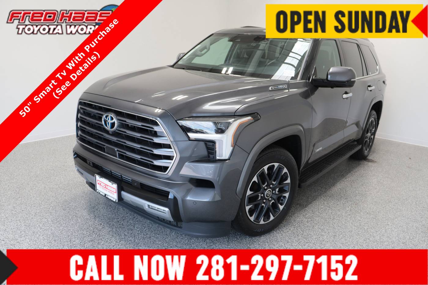 2023 Toyota Sequoia Limited — SUV — 11,961 mi — Spring, TX