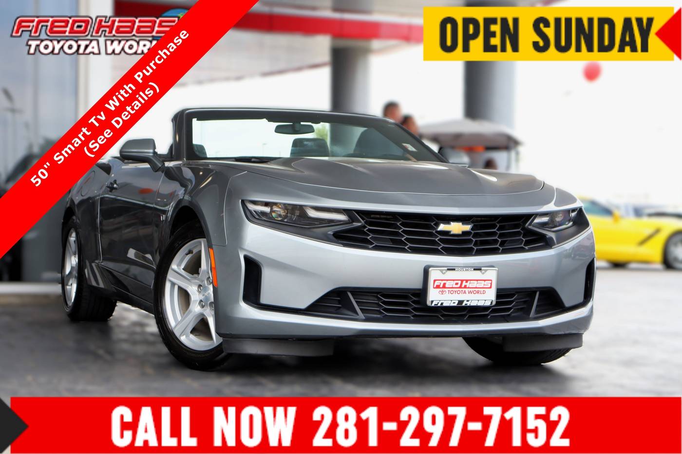 2024 Chevrolet Camaro 1LT — Convertible — 19,292 mi — Spring, TX