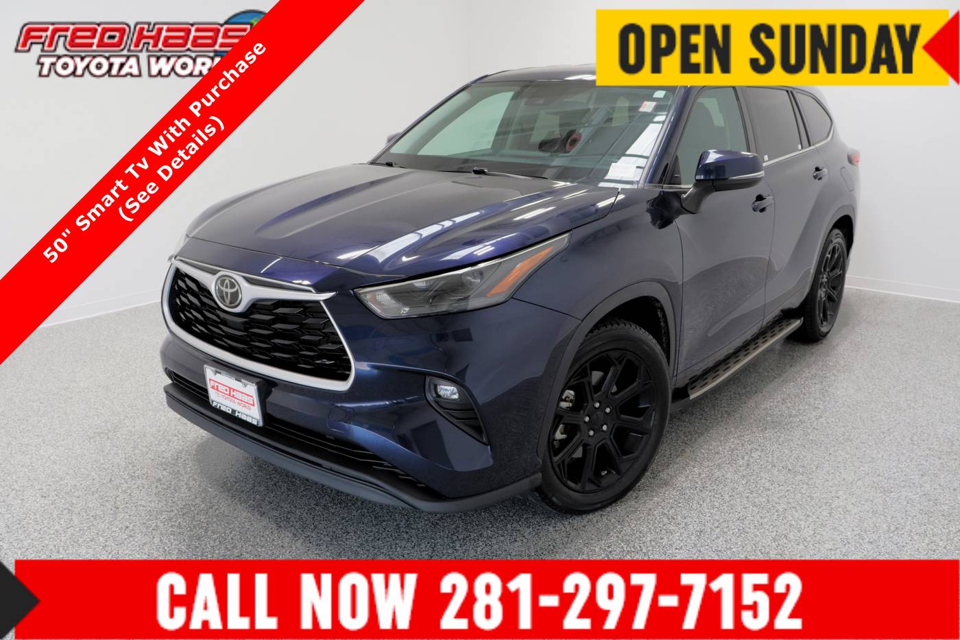 2022 Toyota Highlander LE — SUV — 35,764 mi — Spring, TX