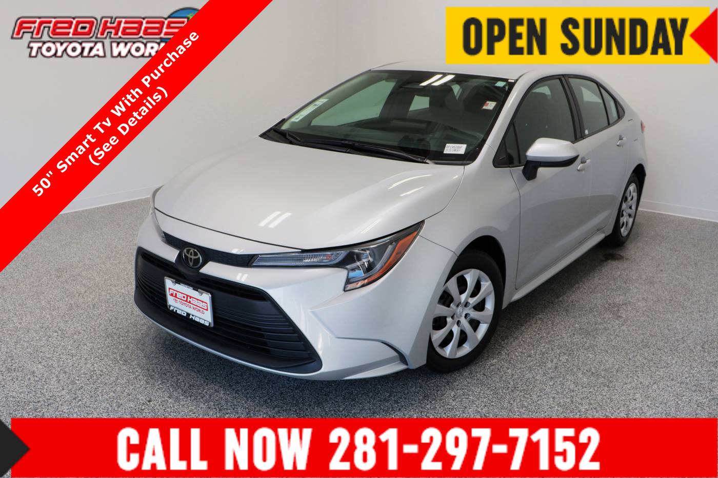 2024 Toyota Corolla LE — Sedan — 27,557 mi — Spring, TX