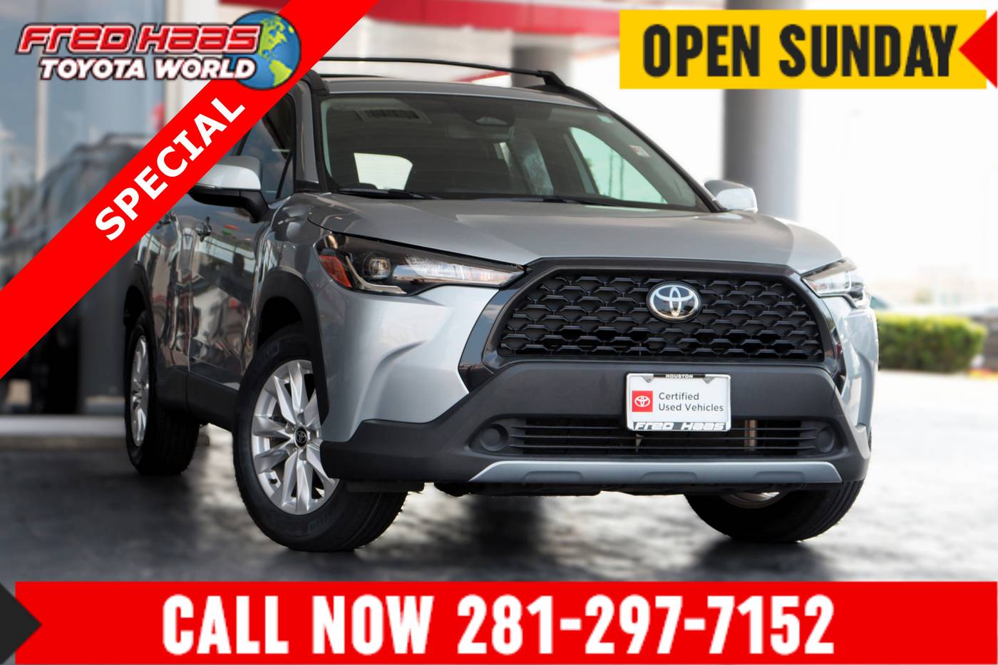 2024 Toyota Corolla Cross LE — SUV — 19,024 mi — Spring, TX