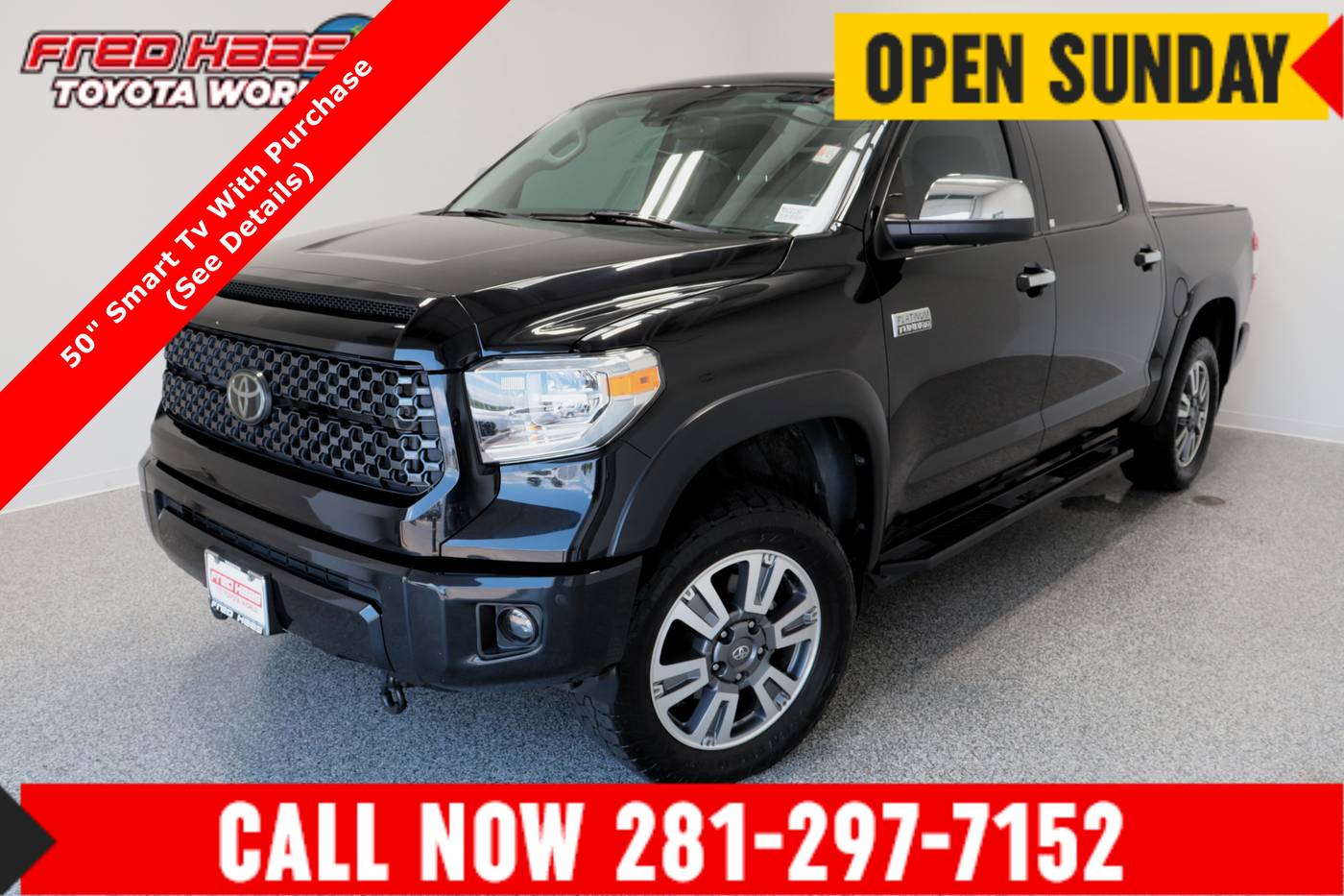 2021 Toyota Tundra Platinum — Pickup Truck — 66,621 mi — Spring, TX