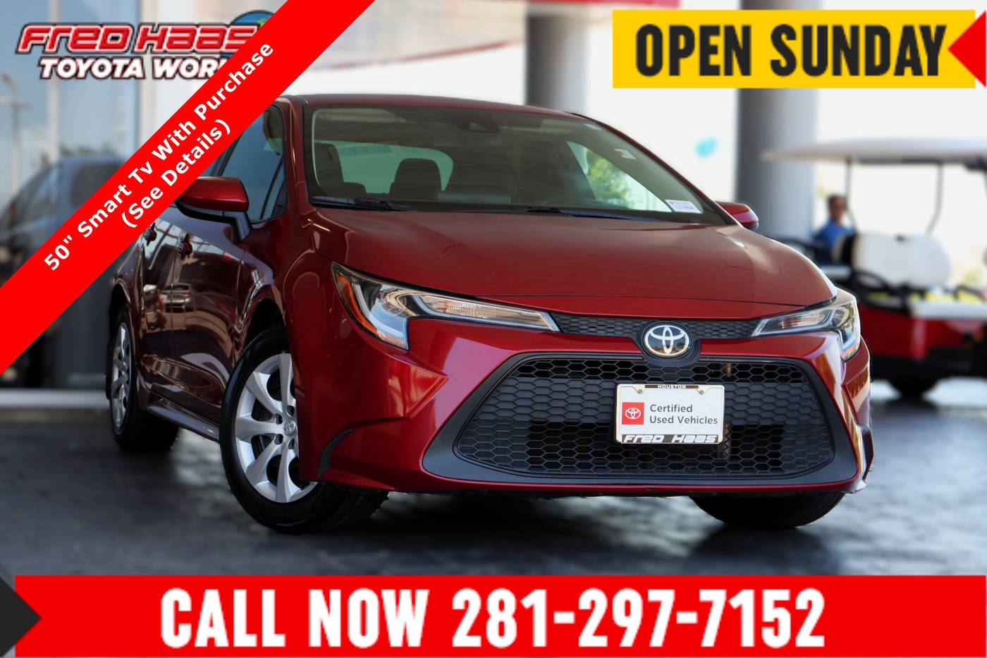 2022 Toyota Corolla LE — Sedan — 62,764 mi — Spring, TX