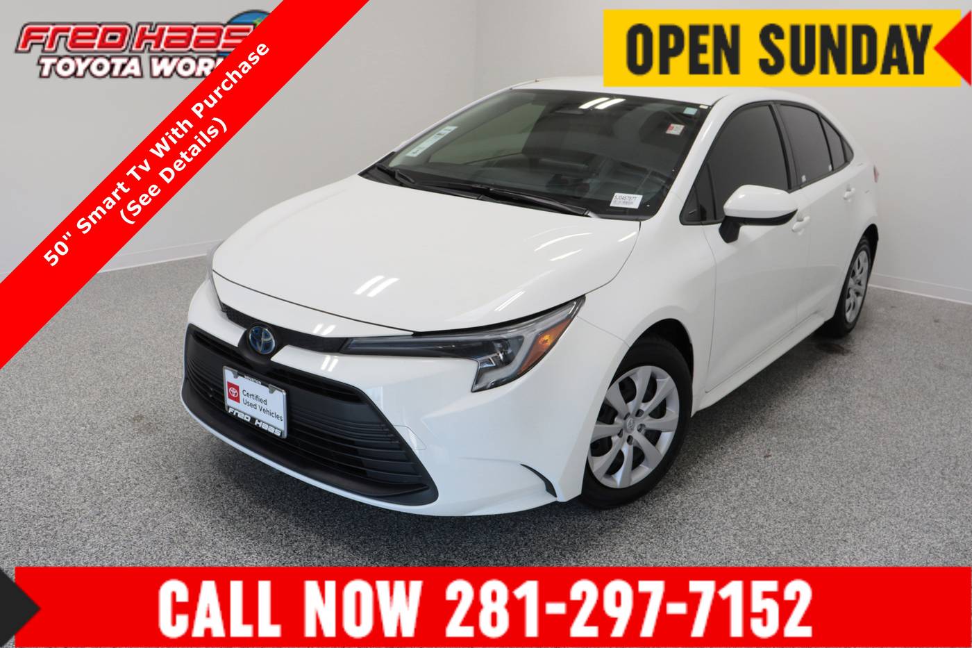 2025 Toyota Corolla Hybrid LE — Sedan — 9,860 mi — Spring, TX