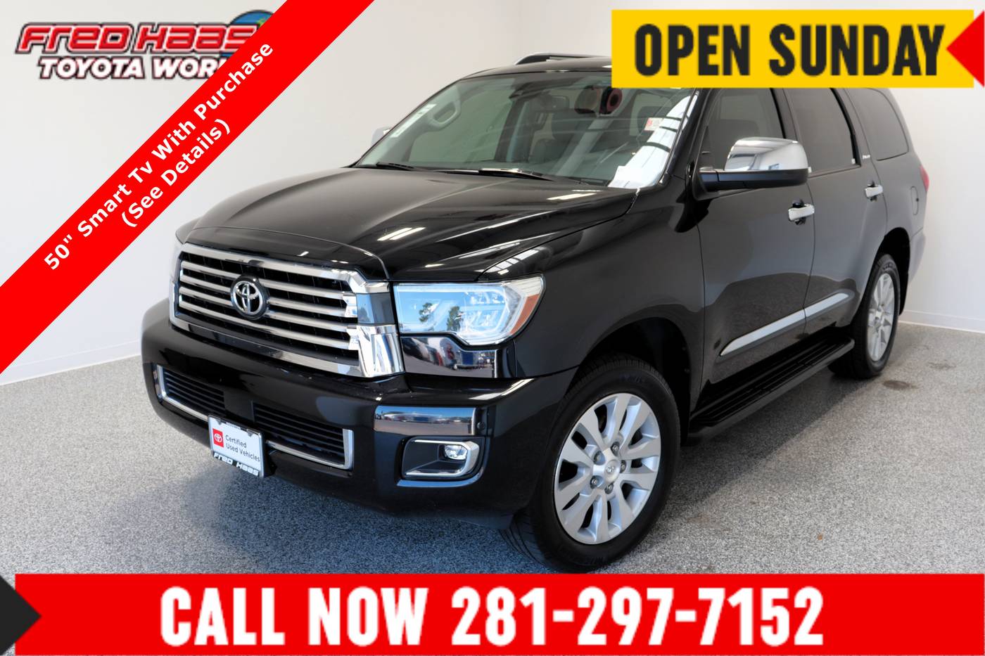 2019 Toyota Sequoia Platinum — SUV — 95,813 mi — Spring, TX