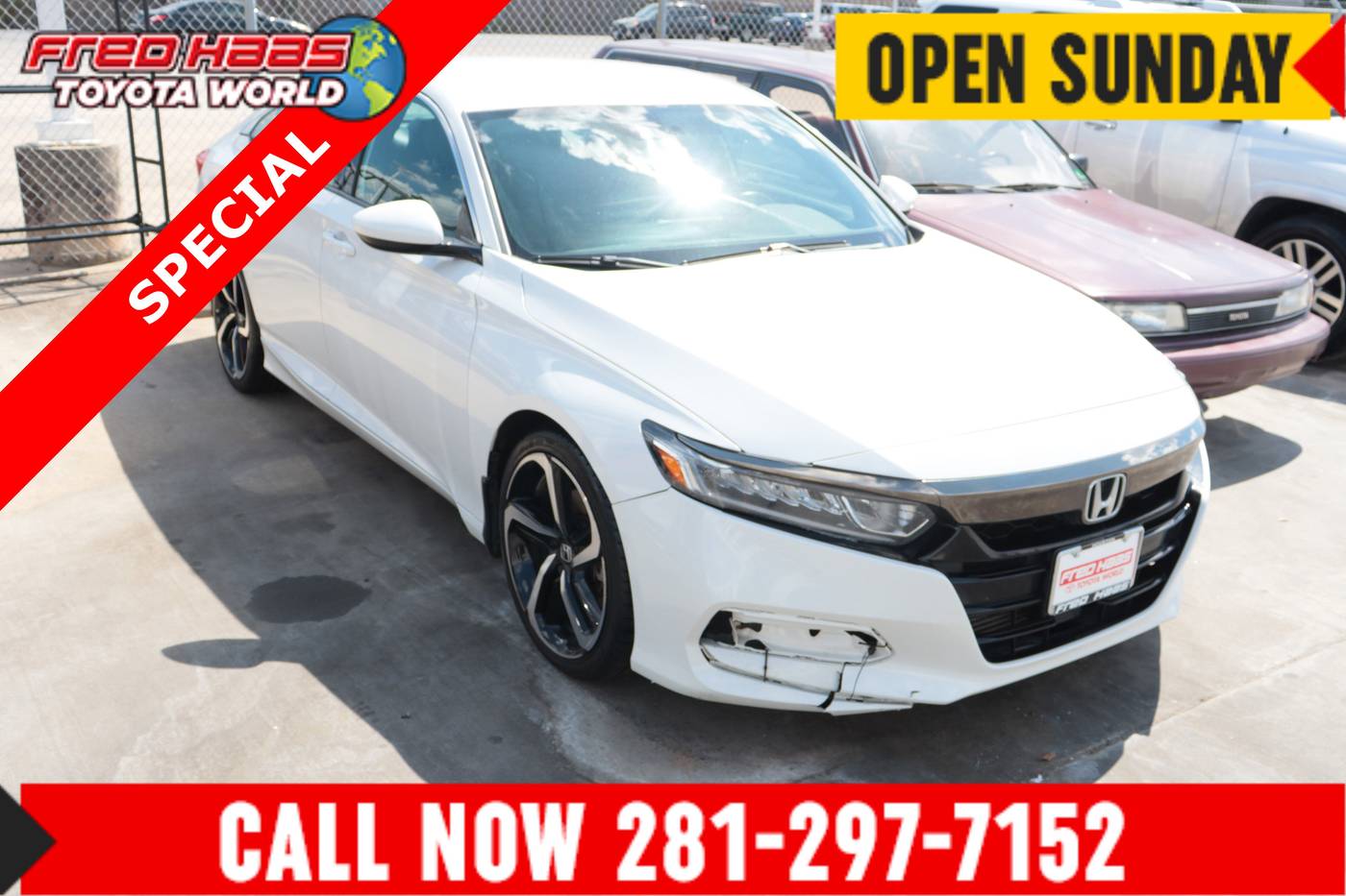 2019 Honda Accord Sport — Sedan — 94,003 mi — Spring, TX